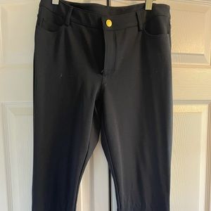 Michael Kors navy stretch knit pants